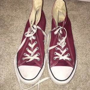 Maroon Converse
